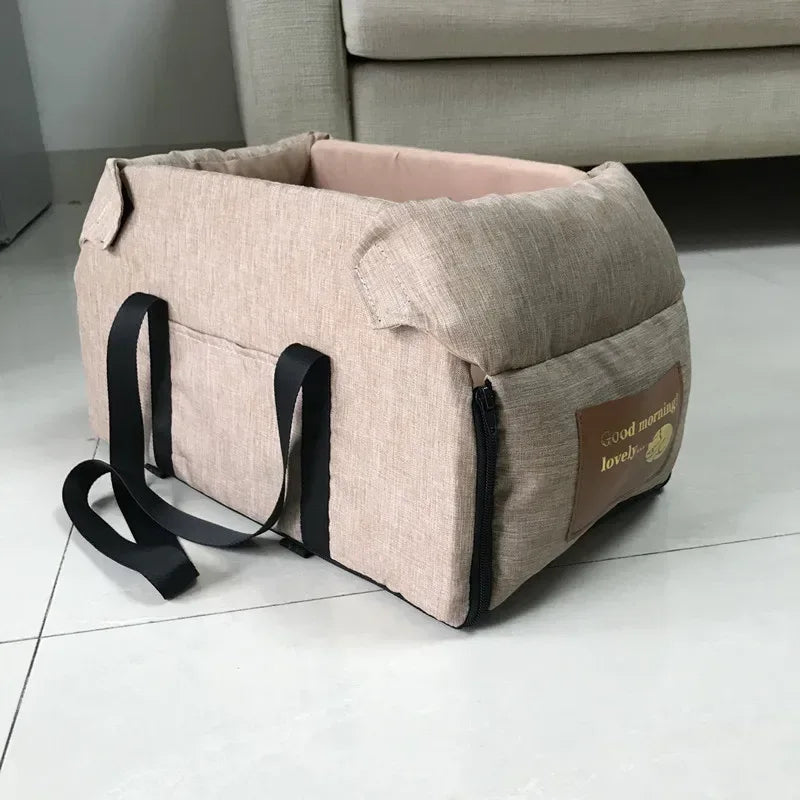 Dog Car Seat Bed Car Central Dog Car Seat Bed Portable Dog Carrier for Small Dogs Cats Safety Travel Bag Dog Accessories - Urbizia