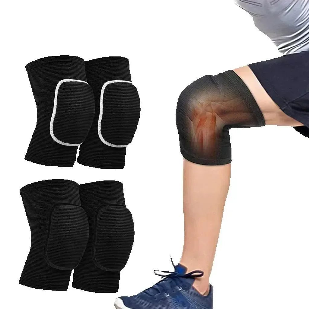 WorthWhile Dancing Knee Pads for Volleyball Yoga Women Kids Men Patella Brace Support EVA Kneepad Fitness Protector Work Gear - Urbizia