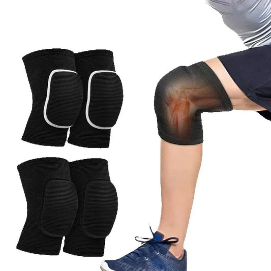 WorthWhile Dancing Knee Pads for Volleyball Yoga Women Kids Men Patella Brace Support EVA Kneepad Fitness Protector Work Gear - Urbizia