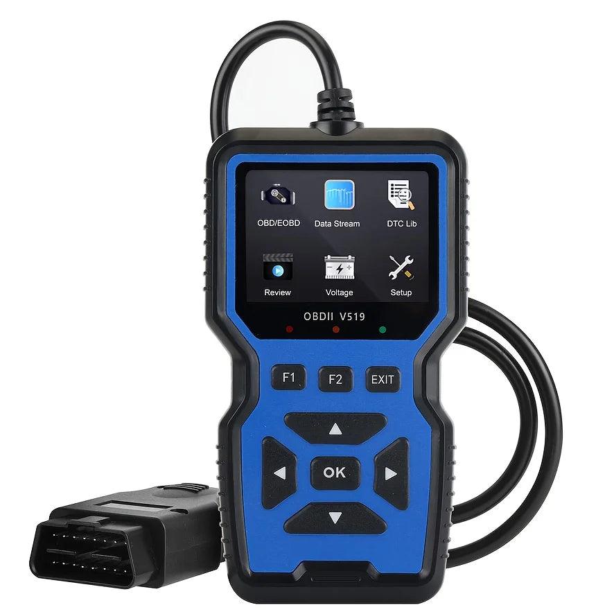 Professional Obd2 Diagnostic Tool for Heavy-Duty Vehicle Repair - Code Reader/Resetter, Supports Real-Time Data Stream, No Battery Required, Compatible with Vehicles from 1996 Onwards (Obdii/Eobd, Mode 6/8), Suitable for Mech