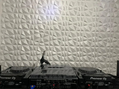 20PCS 3D Wall Panels 30x30cm Indoor Wall Decoration for Living Room Bedroom Hotel Office Mural Tile-Panel-Mold 3D Wall Sticker - Urbizia