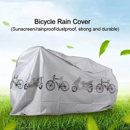 Bicycle Cover Motorcycle Rain Cover Waterproof Dustproof Anti-UV Outdoor Protection MTB Bike Cover All Seasons Bike Accessories