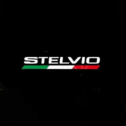 2X For Alfa Romeo Giulia Accessories 2023 2022 2017 2019 2018 2020 2021 LED Car Door Logo Projector Shadow Ghost Courtesy Light