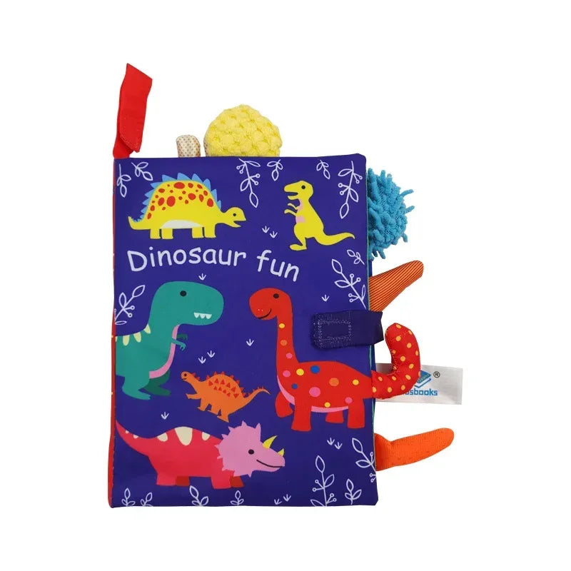 0-36M Baby Interactive Cloth Book – Early Learning & Sound Puzzle - Urbizia