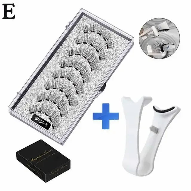 3D Magnetic Eyelashes Kit with Tweezers - Urbizia