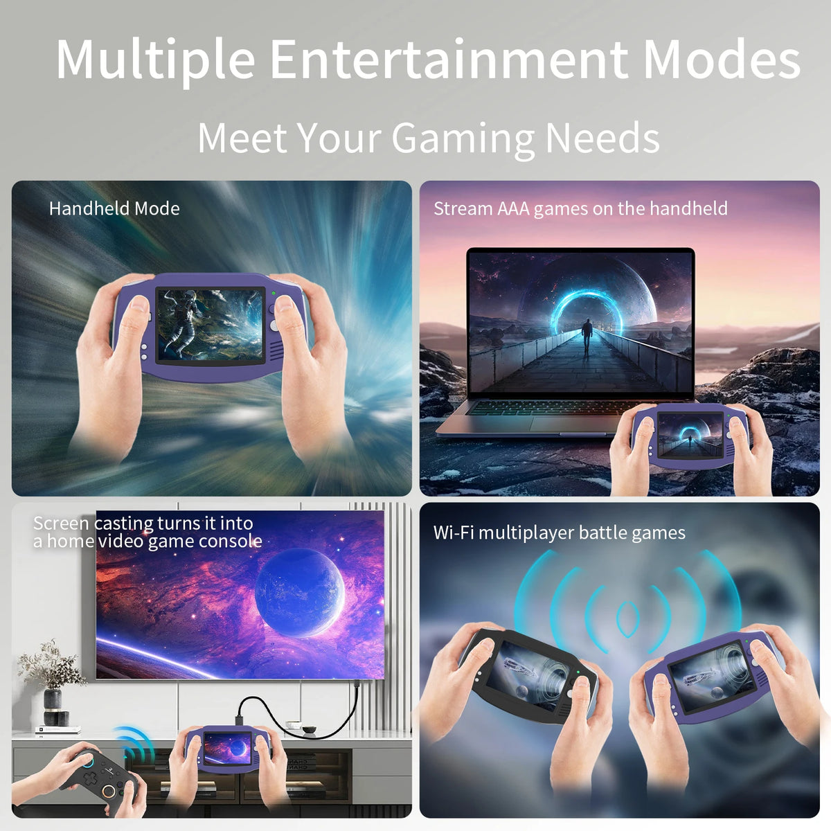 ANBERNIC RG34XX Retro Handheld Game Console 3.4''IPS Screen Linux System HDMI Output Classic Remake Game Player Sentimental Gift