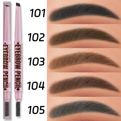 2-in-1 Waterproof Eyebrow Pencil