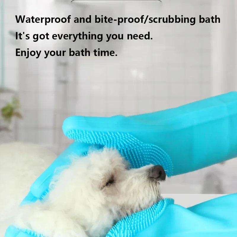 Silicone Pet Grooming Glove for Dogs and Cats