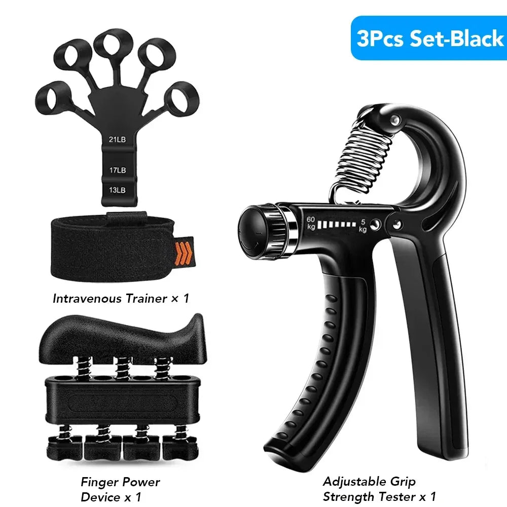 5-60Kg Adjustable Heavy Hand Gripper Fitness Hand Exerciser Grip Wrist Training Finger Gripper Hand Strengthener For Patient - Urbizia