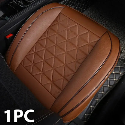 New Front Car Seat Cover PU Leather Cars Seat Cushion Automobiles Seat Protector Universal Car Chair Pad Mat Auto Accessories