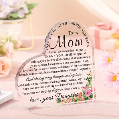 Mom Heart Keepsake - Perfect Birthday & Mother's Day Gift from Children