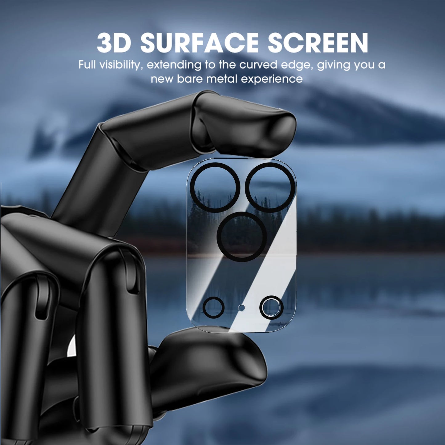 3PCS Tempered Glass Camera Lens Protectors for IPhone 17 Pro Max Air 16ProMax 15 14 13 HD Clear Lens Protective Films Glass