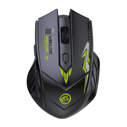 2.4G Wireless Mouse Dual-Mode Bluetooth Mouse 6Buttons Silent Gaming Mice Rechargeable E-Sports Mouse 1600DPI Office Mice For PC