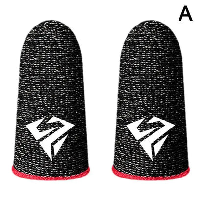 2pcs Fingertip Sleeve Esports Gloves For PUBG Gamer Sweatproof Anti-slip Touch Screen Hand Grip Finger Cot Gaming Finger Cover