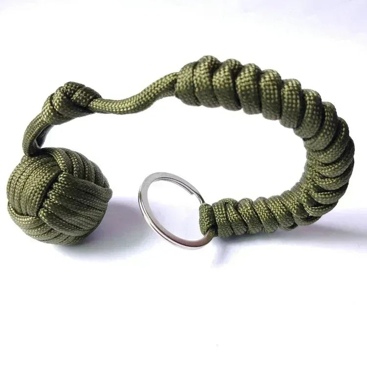 Paracord Monkey Fist Survival Keychain - Urbizia