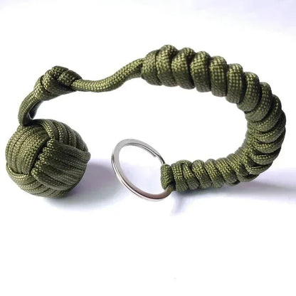 Paracord Monkey Fist Survival Keychain - Urbizia
