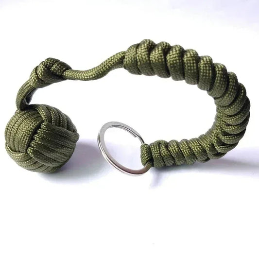 Paracord Monkey Fist Survival Keychain - Urbizia