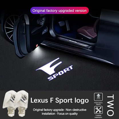 LED Car Door Logo Projector Welcome Ghost Shadow Light Accessories For LEXUS RX ES GX LS LX IS GS RC UX IS250 IS300 IS350 ES300