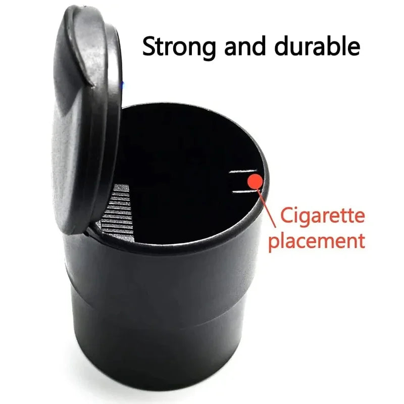 Universal Car LED Ashtray Garbage Coin Storage Cup Container Cigar Ashtray Holder Auto Interior Accessories Car LED Ashtray