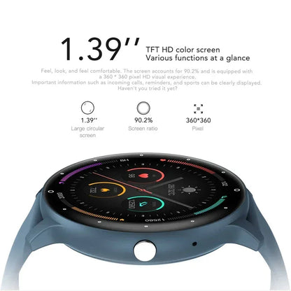 New Smart Watch Men Sports Fitness Watch Heart Rate Full Touch Screen Bluetooth Call 2025 New Ultra Light Smartwatch - Urbizia