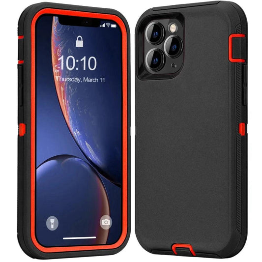 3-in-1 Heavy Duty Shockproof iPhone Case – iPhone 6 to 16 Pro Max