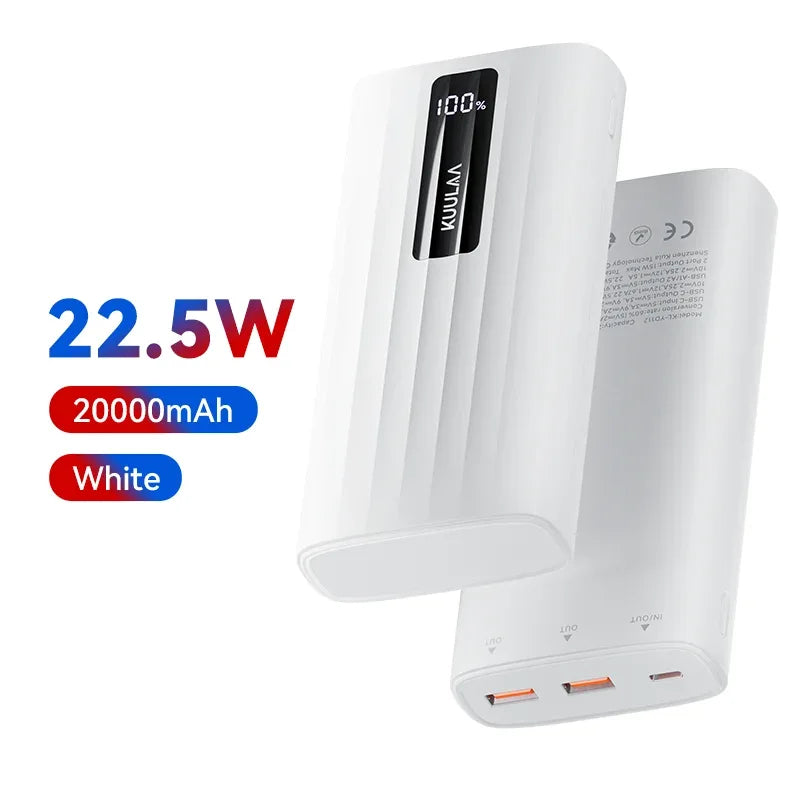 22.5W PD Fast Charging Power Bank 20000mAh/10000mAh