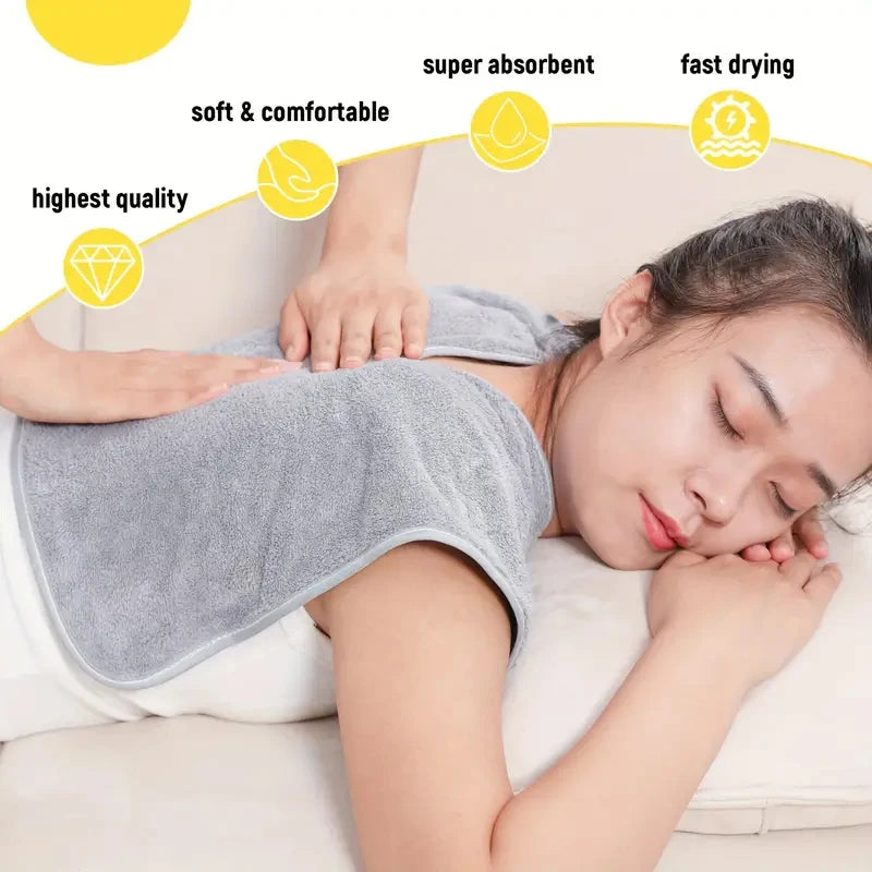 U‑Shape Microfiber Spa Facial Towel for Salon Treatments