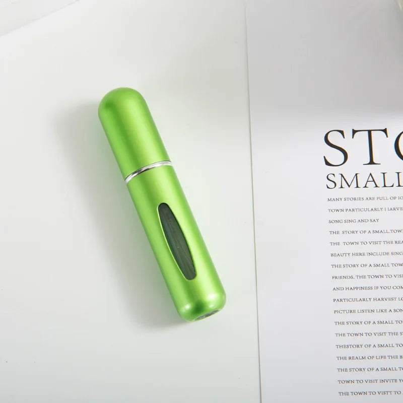1/3/5/10pcs travel Leak portable mini perfume bottle with Bottom Fill Function aluminum refillable 5ml spray bottle