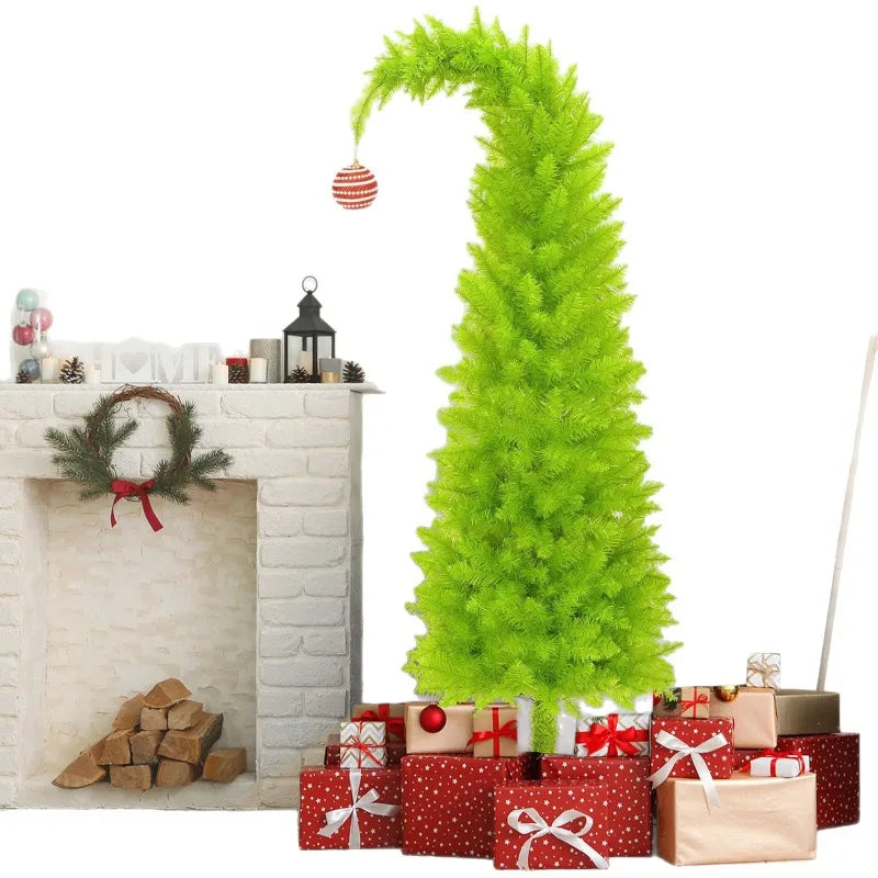 Crooked Neck Santa Hat Christmas Tree – 90/150cm