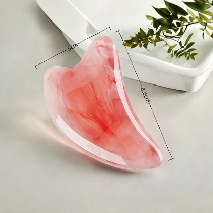 1/3Pcs Resin Guasha Massage Tool Body Scraping Scalp Board Meridian Massage Comb Head Eye Neck Facial SPA Lifting Skincare Stick