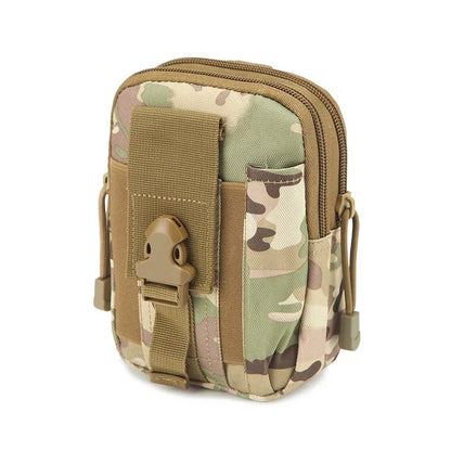 Molle Pouch Belt Waist Pack Men Small Pocket Survival Tool Bag for Running Travel Camping Hunting Airsoft