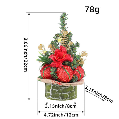 Mini Tabletop Christmas Tree – 30cm Holiday Decoration
