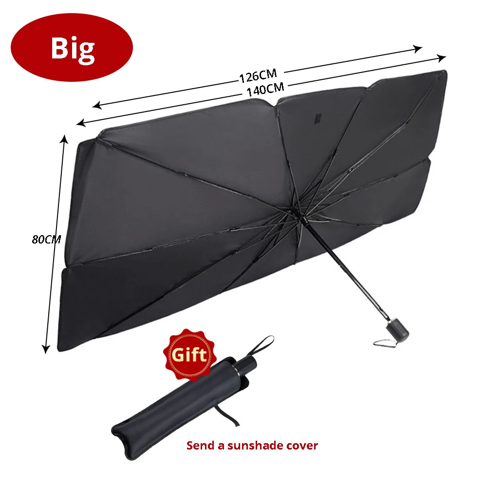 Multi Purpose Convenient Foldable Car Windshield Sunshades Interior Protechor Accessorie Part Auto Parasol Umbrella Front Covers