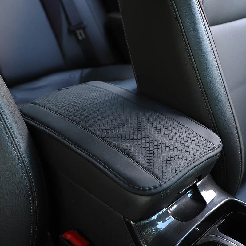 PU Leather Car Armrest Cover Mat – Universal Fit