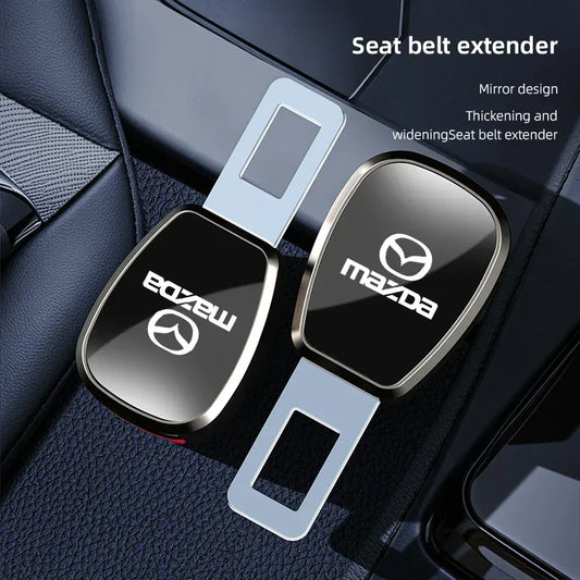 Car Seat Belt Clip Extender Customization Emblem Accessories For Mazda 3 6 CX5 2 CX3 CX9 MX5 RX8 Axela Demio Atenza MS GJI GH - Urbizia