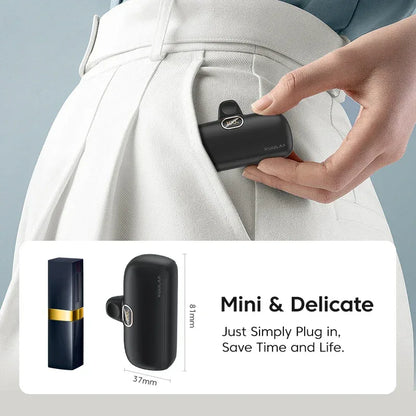 KUULAA 5000mAh Mini Power Bank 20W PD Fast Charging