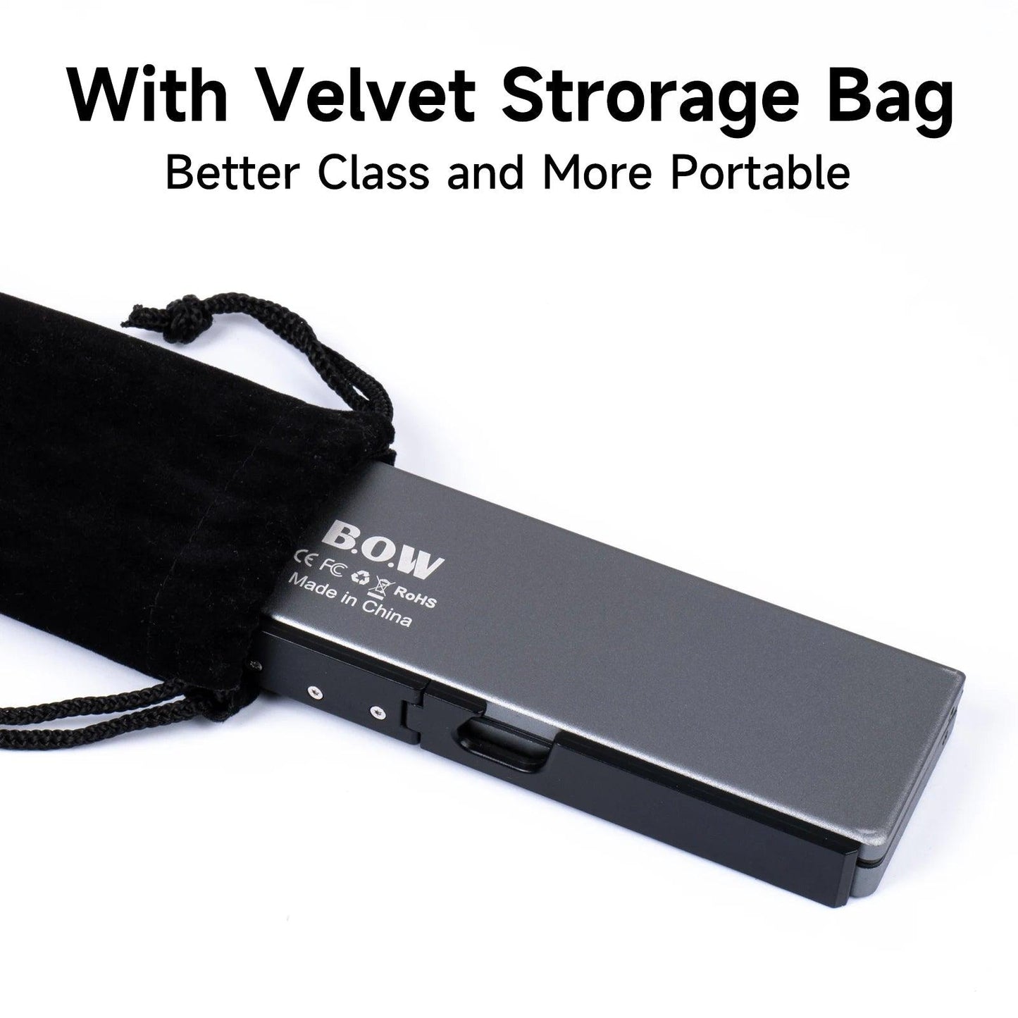 Foldable Bluetooth Keyboard with Magnetic Stand Portable Wireless Keyboard for iPad iPhone Samsung Tablet Rechargeable