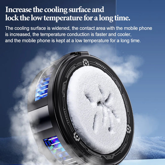 Magnetic Semiconductor Phone Cooling Fan for Gaming