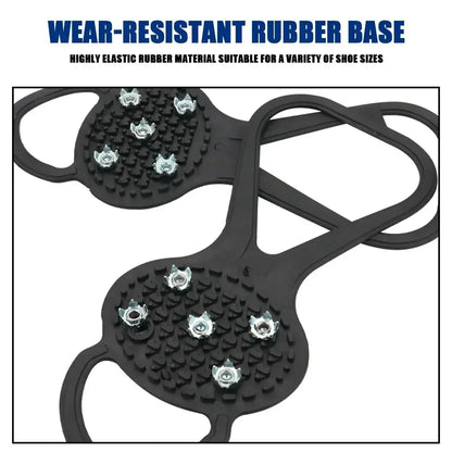 5‑Stud Anti‑Slip Ice Crampons Snow Grips For Shoes - Urbizia