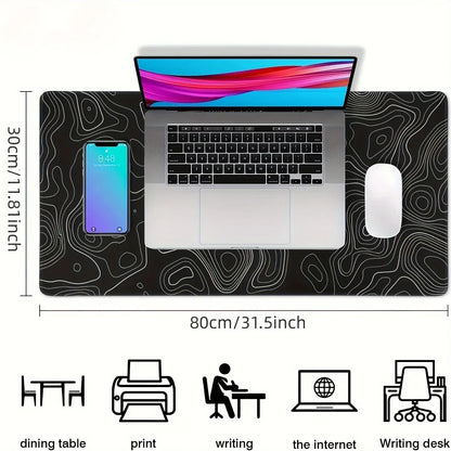 1PC Large Mouse Pads For Desk, Gaming Mouse Pad, Mouse Pad with Stitched Edges and Non-Slip Rubber Base, Extended Mouse Pad - Urbizia