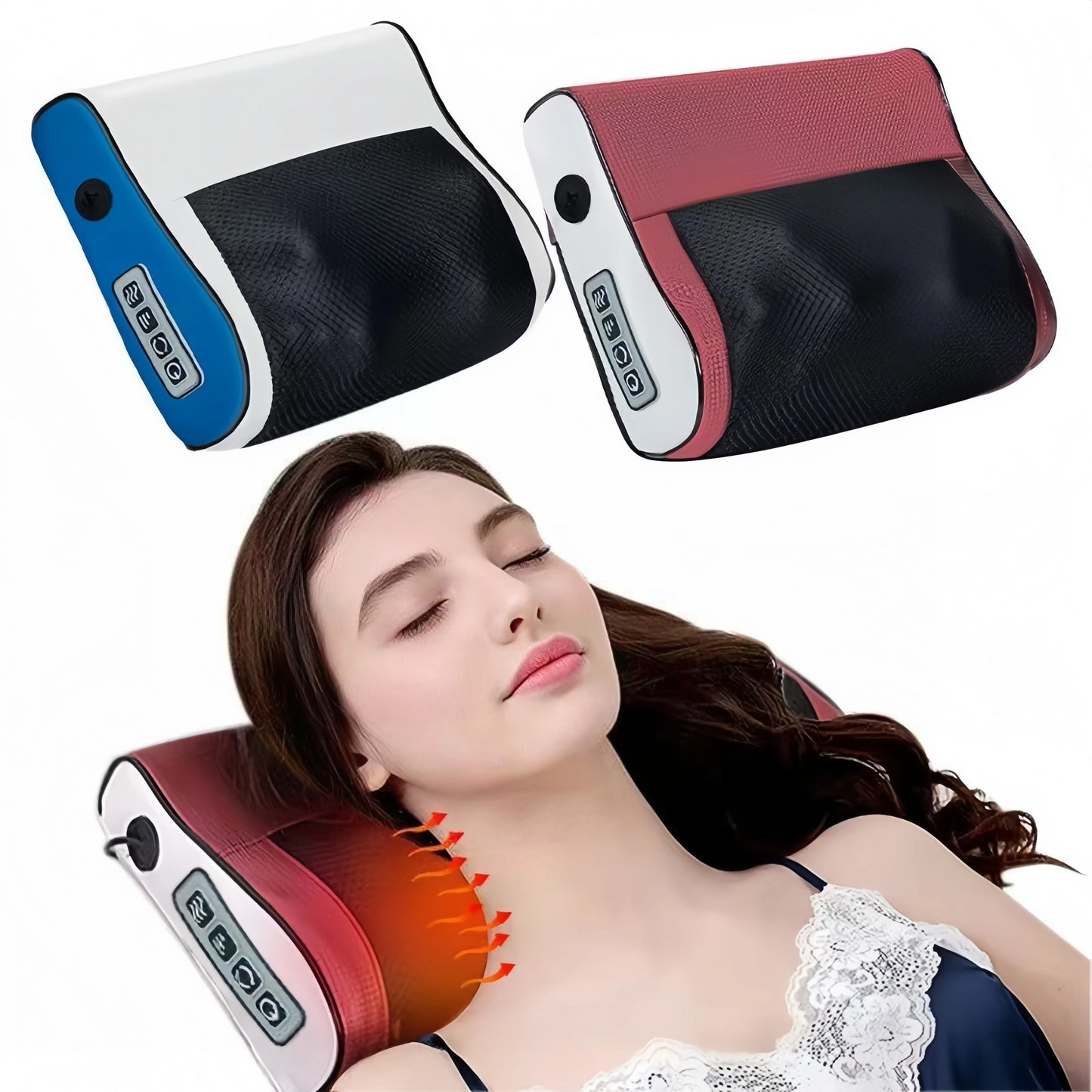 Multi-Functional Neck & Shoulder Massager – Hot Compress Support