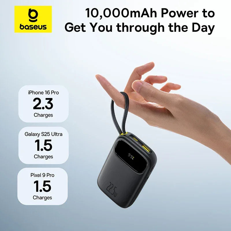 Baseus 22.5W 10000/20000mAh Built-In Cable Power Bank