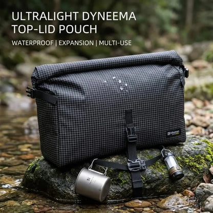 Ultralight Dyneema Backpack Top Lid Waterproof Expansion Pouch Multifunctional External Storage Bag Hiking & Mountaineering