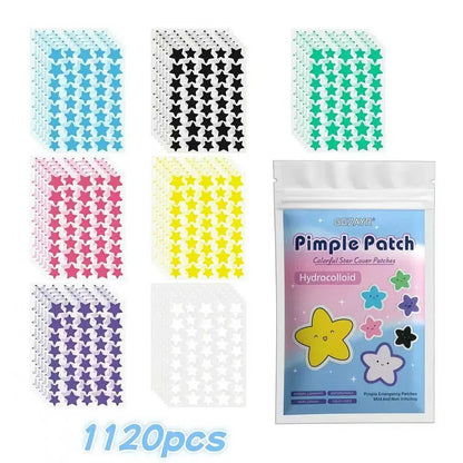 Seven-Color Star Acne Pimple Patch Set