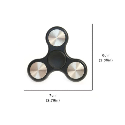 Aluminum Alloy Three Leaf Fidget Hand Spinner Metal Fidget Spinner Toy Stress Relief Toys For Adult Gifts Fidget Toys