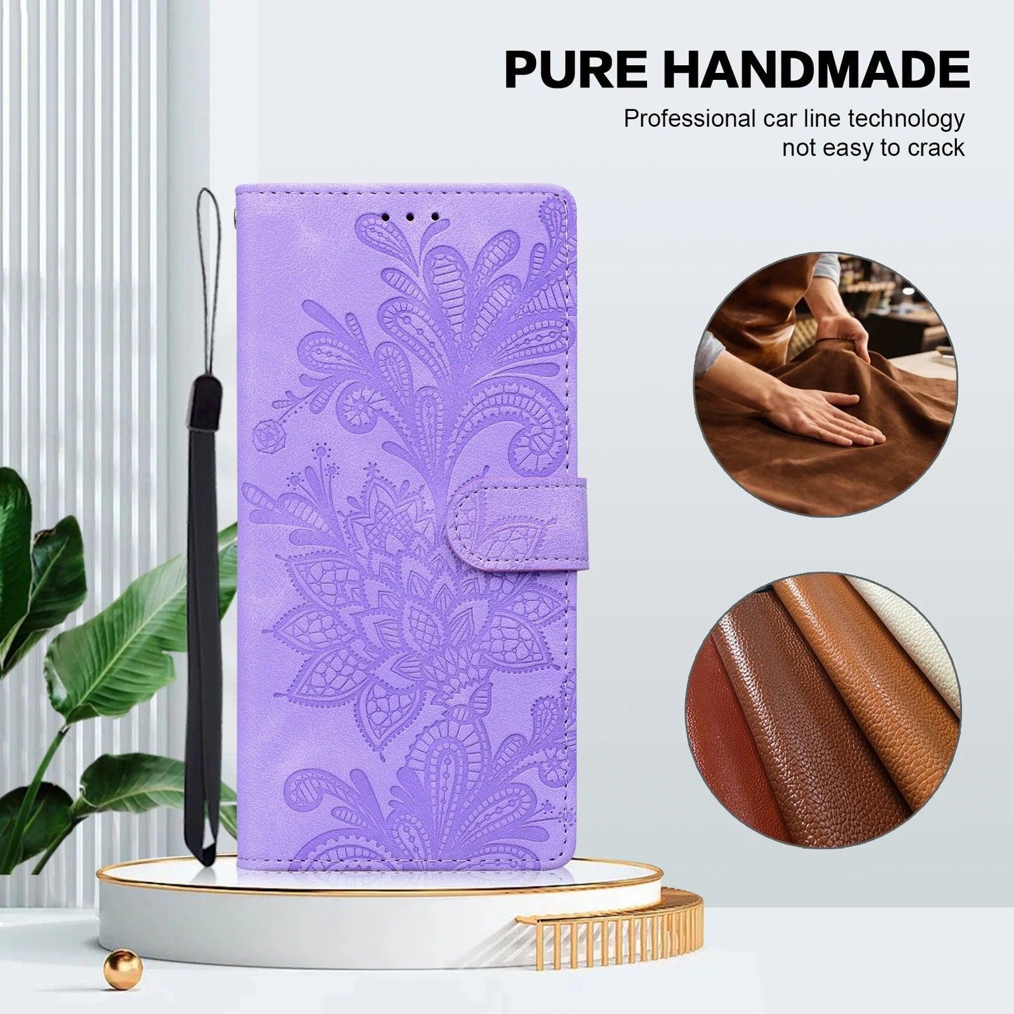 Magnetic Flip Leather Wallet Case for Samsung Galaxy