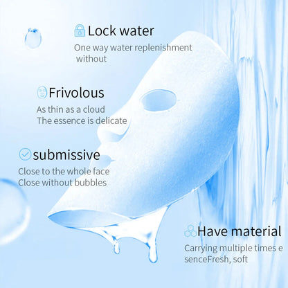 20pcs/5pcs Centella Collagen Face Mask VC Moisturizing Refreshing Sheet Masks Hyaluronic Acid  Facial Mask Skin Care Products