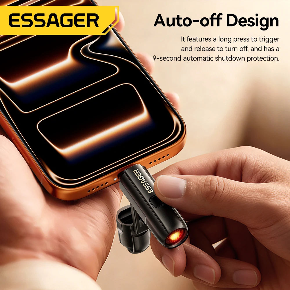 Essager 2-in-1 Type-C Portable Mini Cigarette Lighter with Air Blowing Function Outdoor Safety USB-C Adapter
