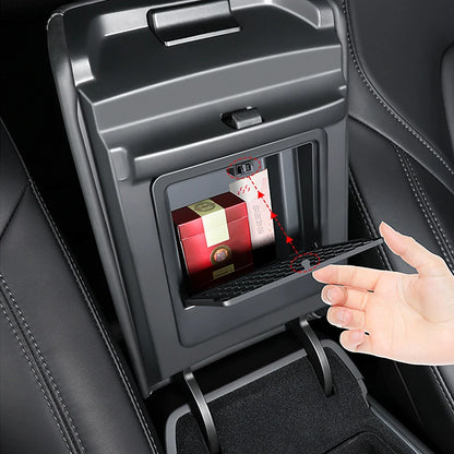 For Tesla Model 3 Y 2017 2018 2019 2020 2021 2022 2023 2024 2025 Car Hidden Storage Box Center Console Armrest Cover Organizer