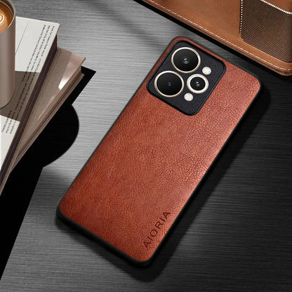 for Realme 15 Pro 5G Case funda Luxury Vintage Leather coque Elegant Phone cover for realme 15t case capa